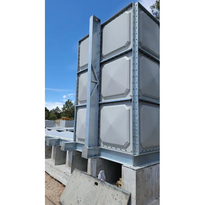 FRP Modular Water Storage Solution, 3m or 9.8ft High