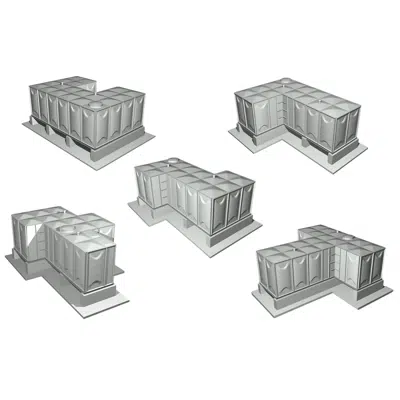 Image for FRP Modular Water Storage Solution, ODD SHAPE