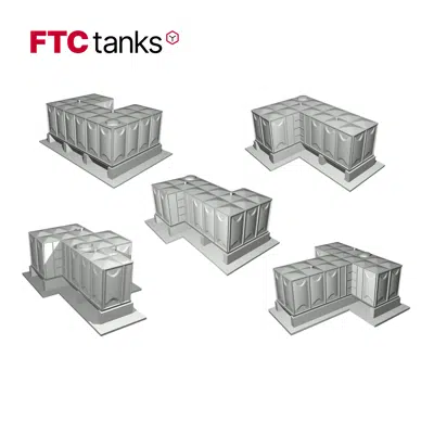Image for FRP Modular Water Storage Solution, ODD SHAPE