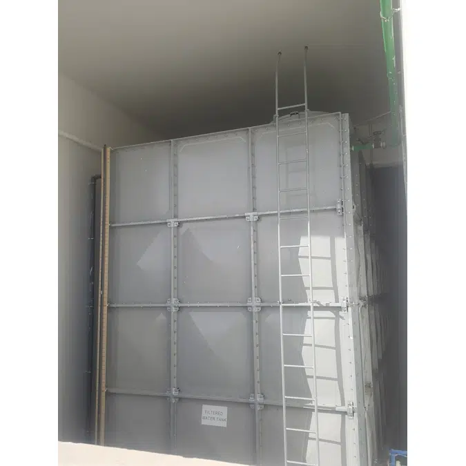 FRP Modular Water Storage Tank, 4m or 13.1ft High