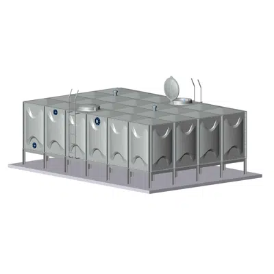 FRP Modular Water Storage Solution, 1.5 m or 4.9ft High图像