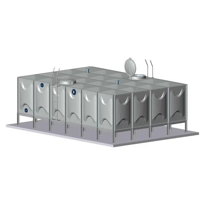 FRP Modular Water Storage Solution, 1.5 m or 4.9ft High