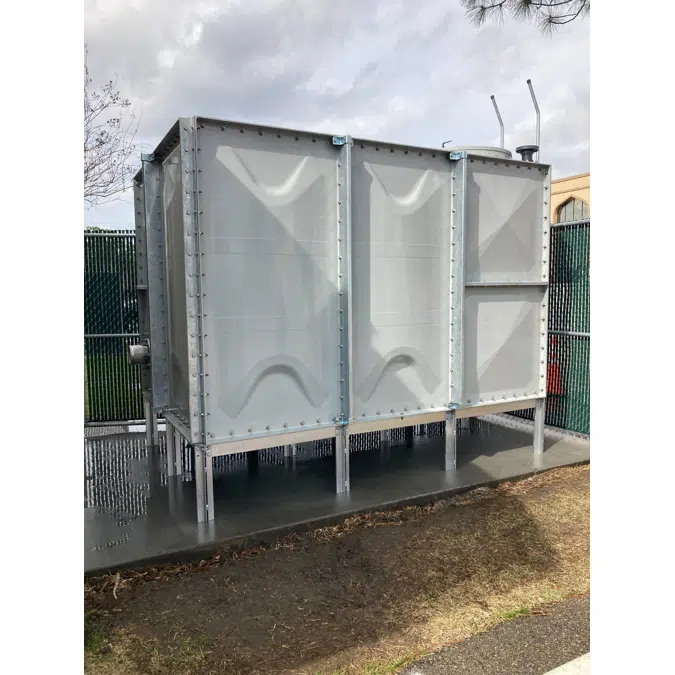 FRP Modular Water Storage Solution, 2m or 6.6ft High
