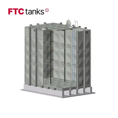 Image for FRP Modular Water Storage Solution, 6m or 19.7ft High