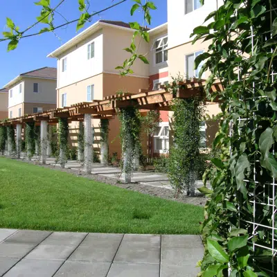 Image for Greenscreen:  Column shaped trellis