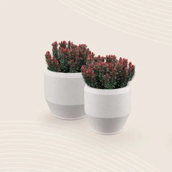 Paso Round Planters