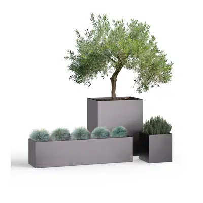 Wilshire Planters, Aluminum Rectangle & Square için görüntü