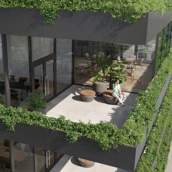 Aloft Façade Planters