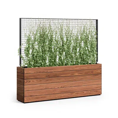 Image pour Boulevard Planters with Greenscreen Trellis