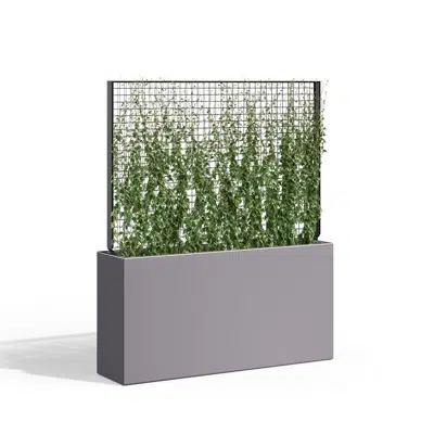 Image for Wilshire Planters, FRP with Greenscreen Trellis