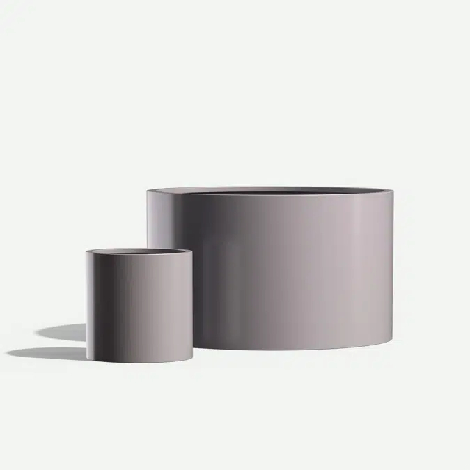 Wilshire Planters, Aluminum Round