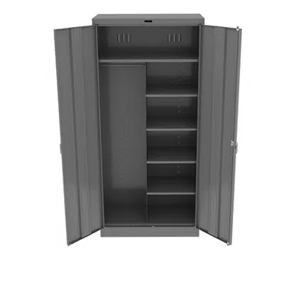 изображение для Tennsco 7814 Heavy Gauge Steel Deluxe Welded Combination Cabinet