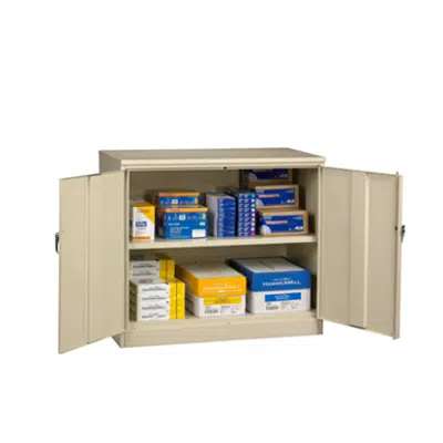 afbeelding voor Tennsco J2442SU Heavy Gauge Steel Welded Counter High Jumbo Storage Cabinet