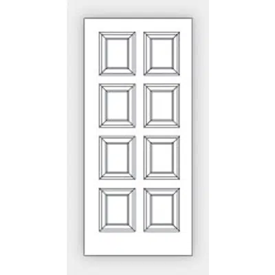 Image for Glass Doors - 8 Panel Designs