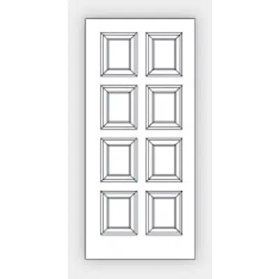 Glass Doors - 8 Panel Designs图像