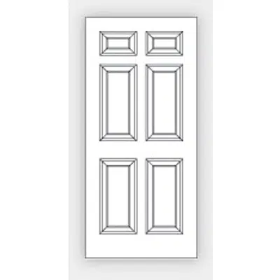 imagem para Glass Doors - 6 Panel Designs