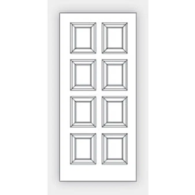 Panel Doors - 8 Panel Designs