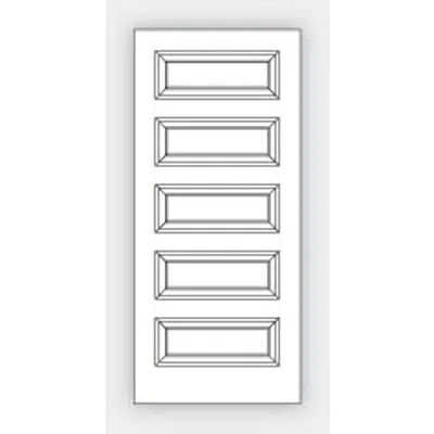 изображение для Glass Doors - 5 Panel Designs