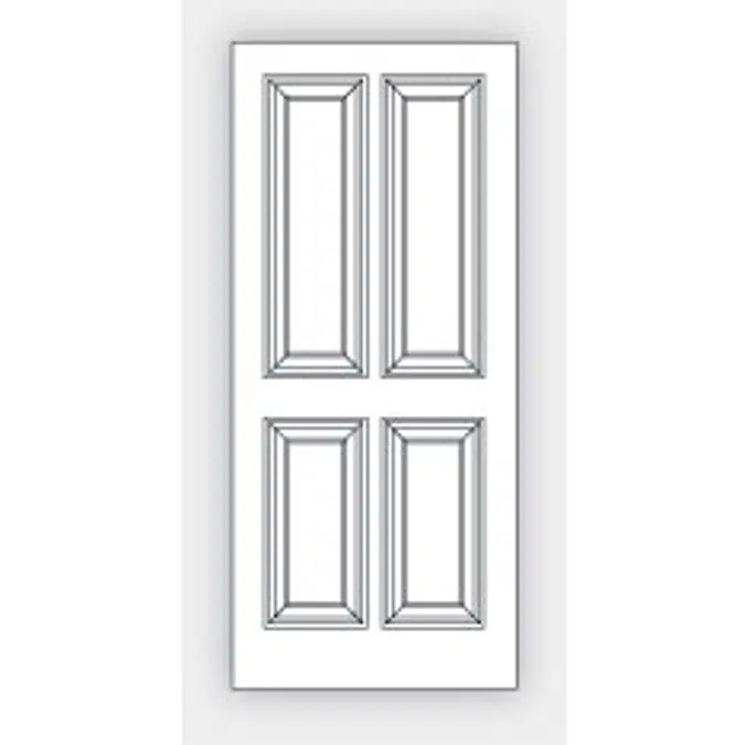 Panel Doors - 4 Panel Designs