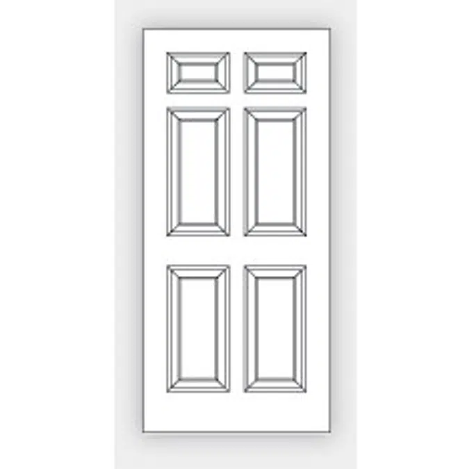 Panel Doors - 6 Panel Designs