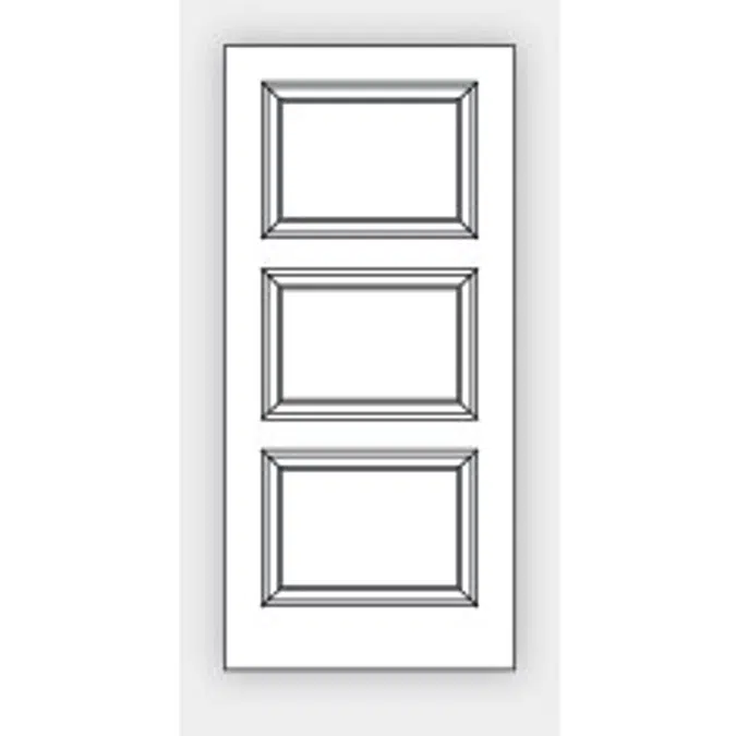 Glass Doors - 3 Panel Designs