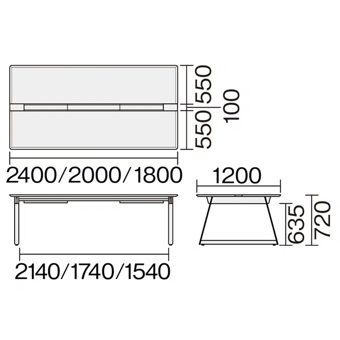 Vicenda Series Office-Table