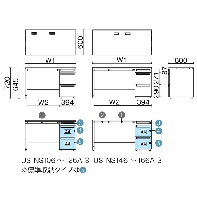 US-2 片袖机（A-3段袖）