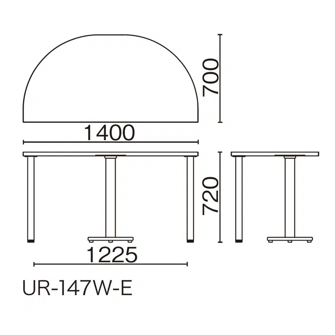 US-W エンドテーブル　LW