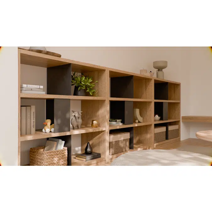 Living Room PLUS Vicenda Series Office-Shelf