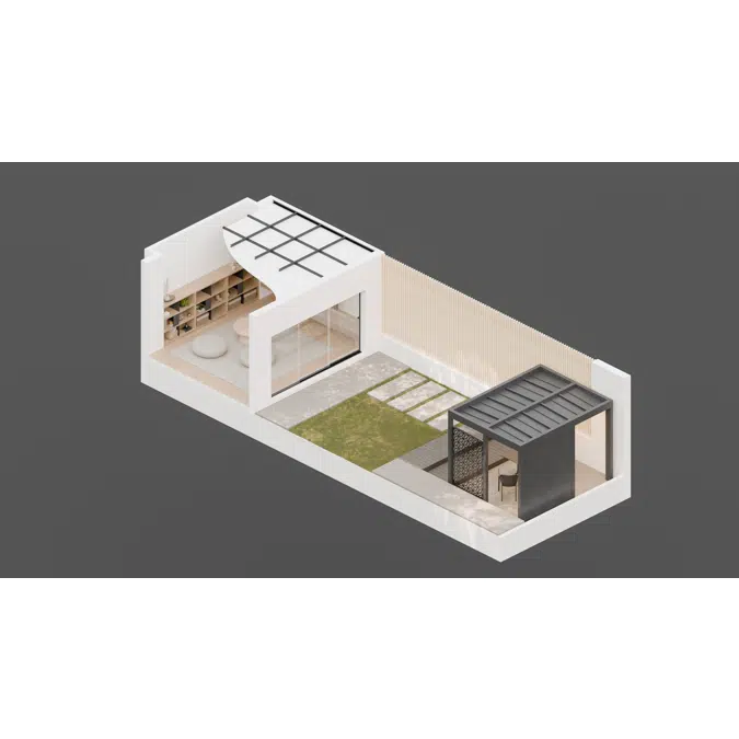 Living Room PLUS Vicenda Series Office-Shelf