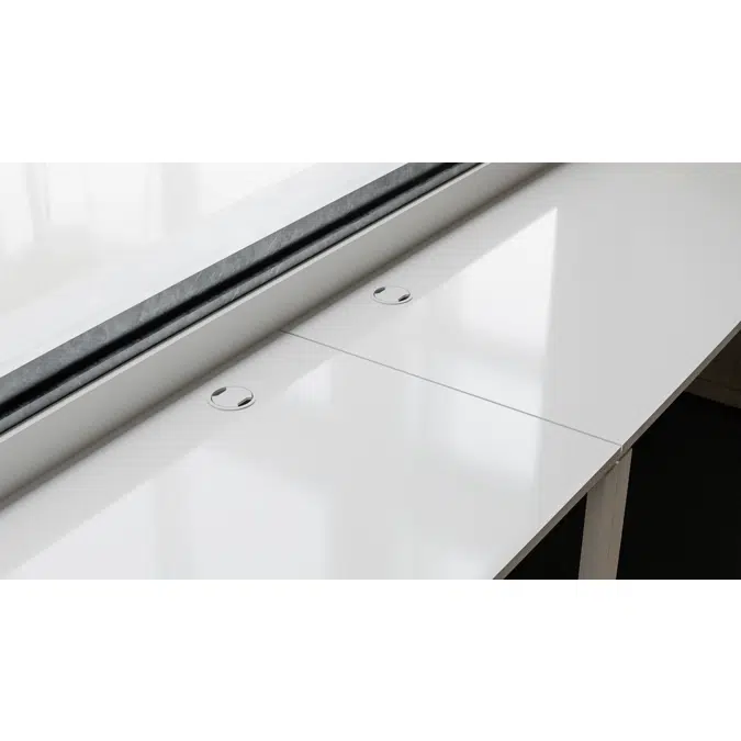 Restaurant Space PLUS SQ Desk with Wiring Port