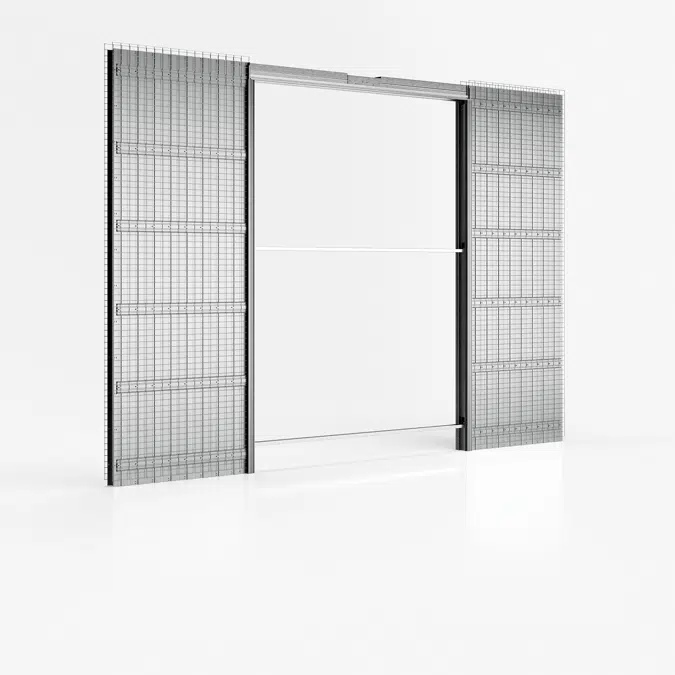 ABSOLUTE EVO DOUBLE - Porte Coulissante à Galandage Affleurante