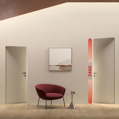 kép a termékről - xREVERx XL - Flush reversible hinged door with 2400 mm height