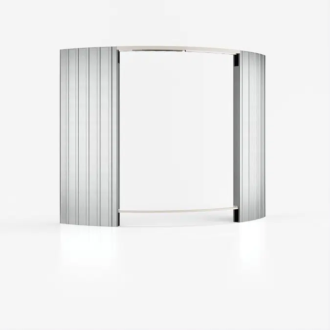 ARKIMEDE DOUBLE - Sliding Curved Counter frame