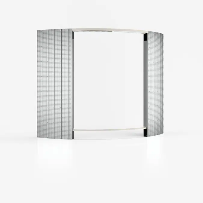 ARKIMEDE DOUBLE - Sliding Curved Counter frame