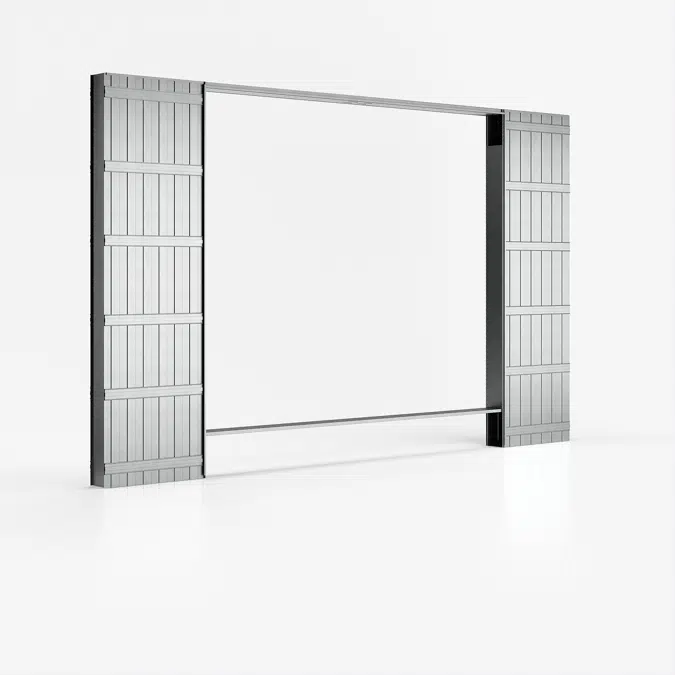 STAFFETTA DOUBLE - Telescopic Sliding Door