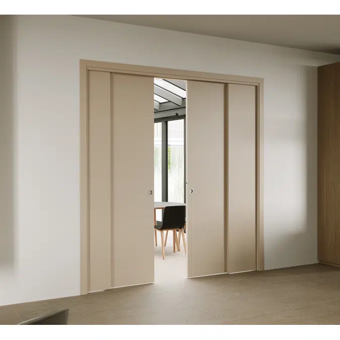 STAFFETTA DOUBLE - Telescopic Sliding Door