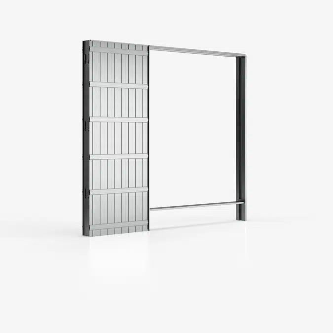 STAFFETTA SINGLE - Telescopic Sliding Door