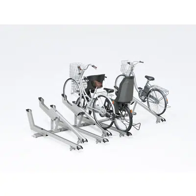 afbeelding voor Cycle Rack (Aluminum Sliding Type, High-Low Type) – SR-AHL