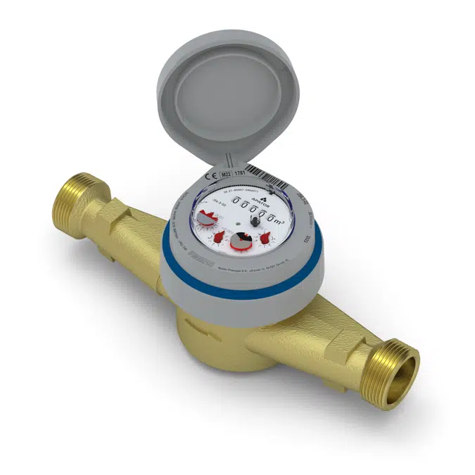 JS 6,3 MASTER+ Vane-Wheel Single-Jet Dry Water Meter IP65/IP68