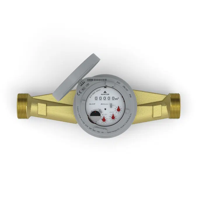 JS 6,3 MASTER+ Vane-Wheel Single-Jet Dry Water Meter IP65/IP68