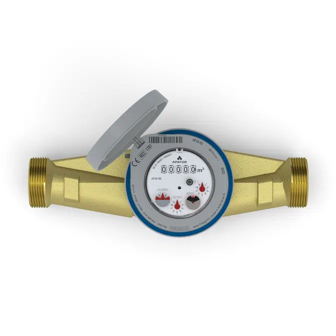 JS 10 MASTER+ Vane-Wheel Single-Jet Dry Water Meter IP65/IP68