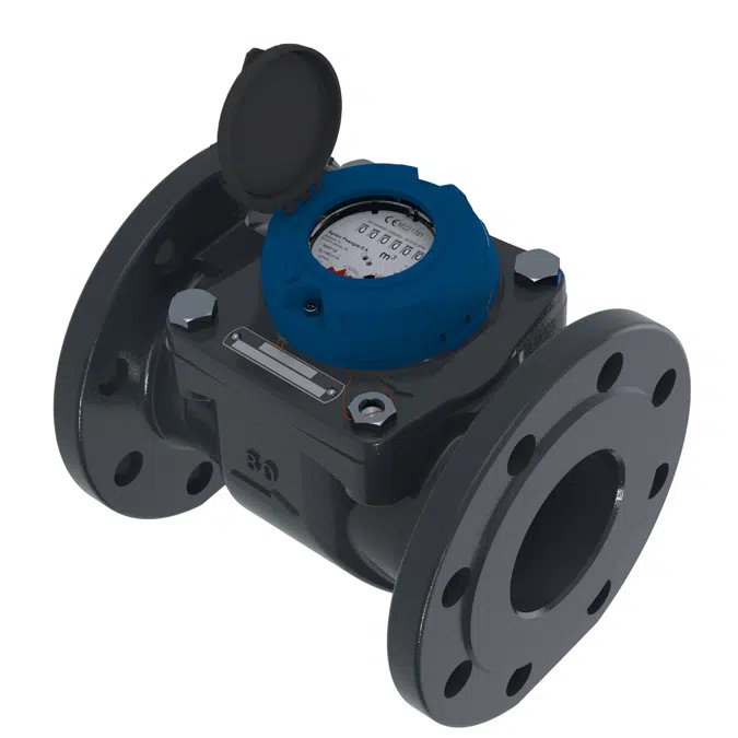 MWN 80 -NK; -NO; -NKO; -NKOP Nubis Propeller Water Meter (Woltman) with Horizontal Rotor Axis