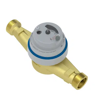 JS 6,3 -NK; -NKP MASTER+ Vane-Wheel Single-Jet Dry Water Meter için görüntü