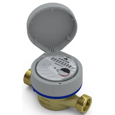 JS 1,6-05 Smart D+ Vane-Wheel Single-Jet Dry Water Meter için görüntü