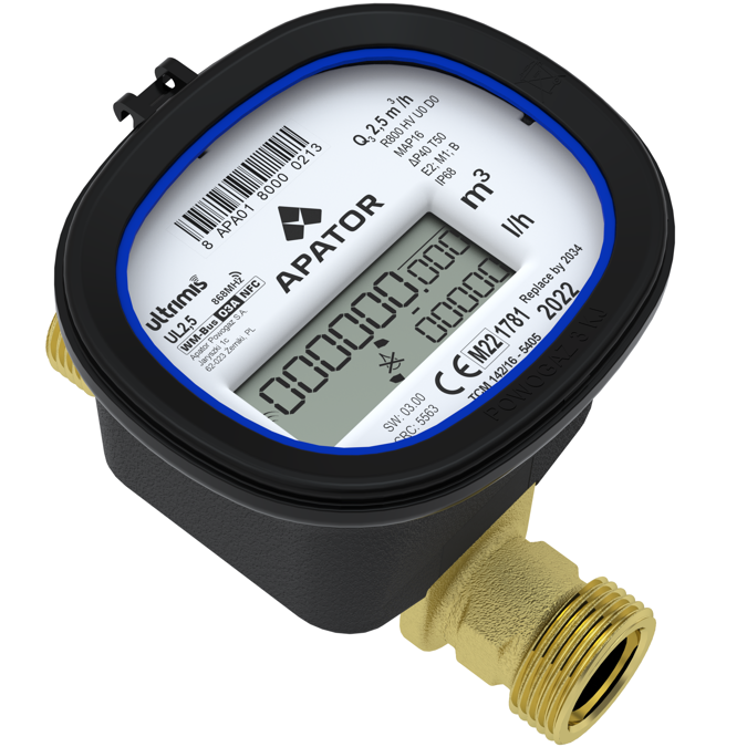 BIM objects - Free download! UL 2,5 ULTRIMIS Ultrasonic Water Meter ...