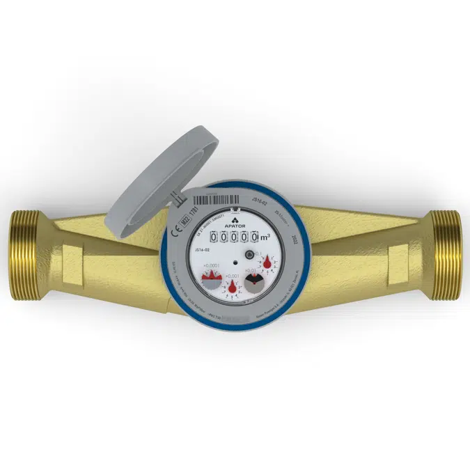 JS 16 MASTER+ Vane-Wheel Single-Jet Dry Water Meter IP65/IP68