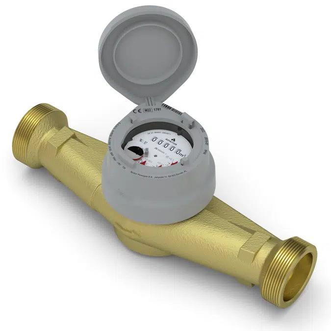 JS 16 MASTER+ Vane-Wheel Single-Jet Dry Water Meter IP65/IP68