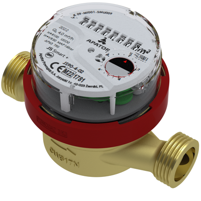 Image for JS90 4-02 SMART+ Vane-Wheel Single-Jet Dry Water Meter