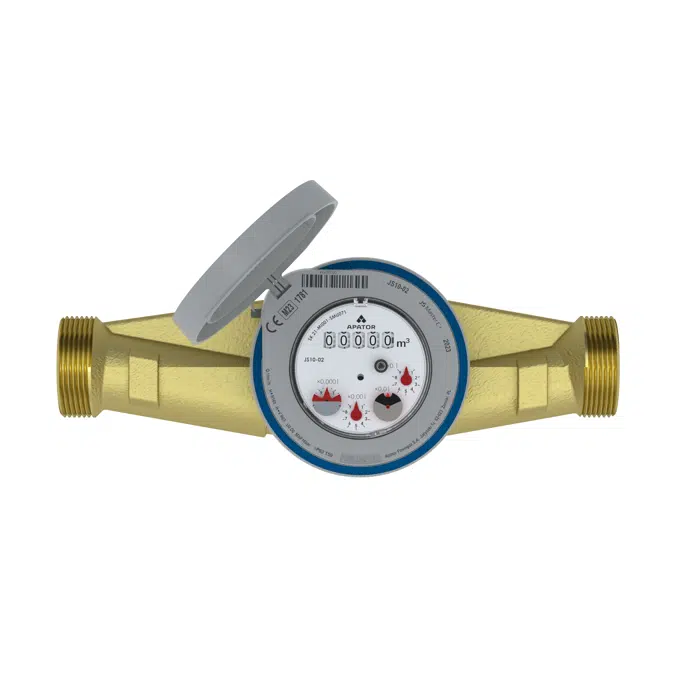 JS 10 MASTER C+ Vane-Wheel Single-Jet Dry Water Meter IP65/IP68